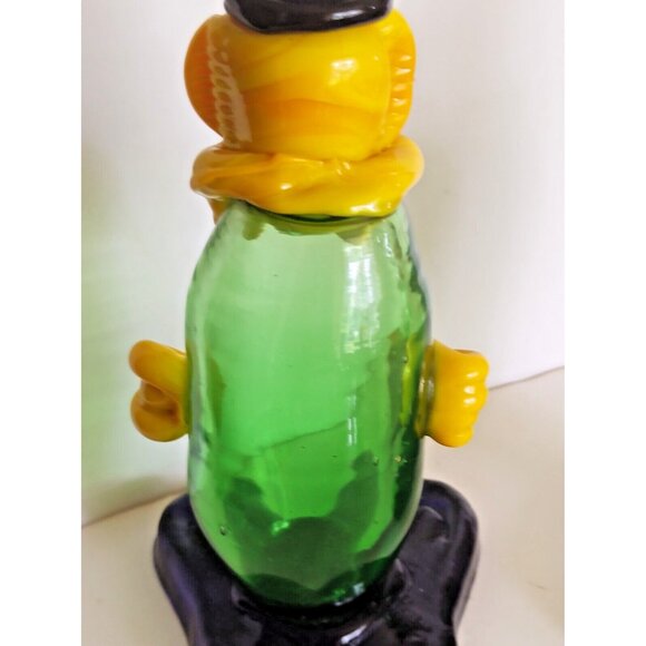 Murano Italy Multi Color Glass Circus Clowns Set of 2 - Picture 6 of 15